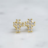 Diamond Cross Earrings – 2.7 CTW